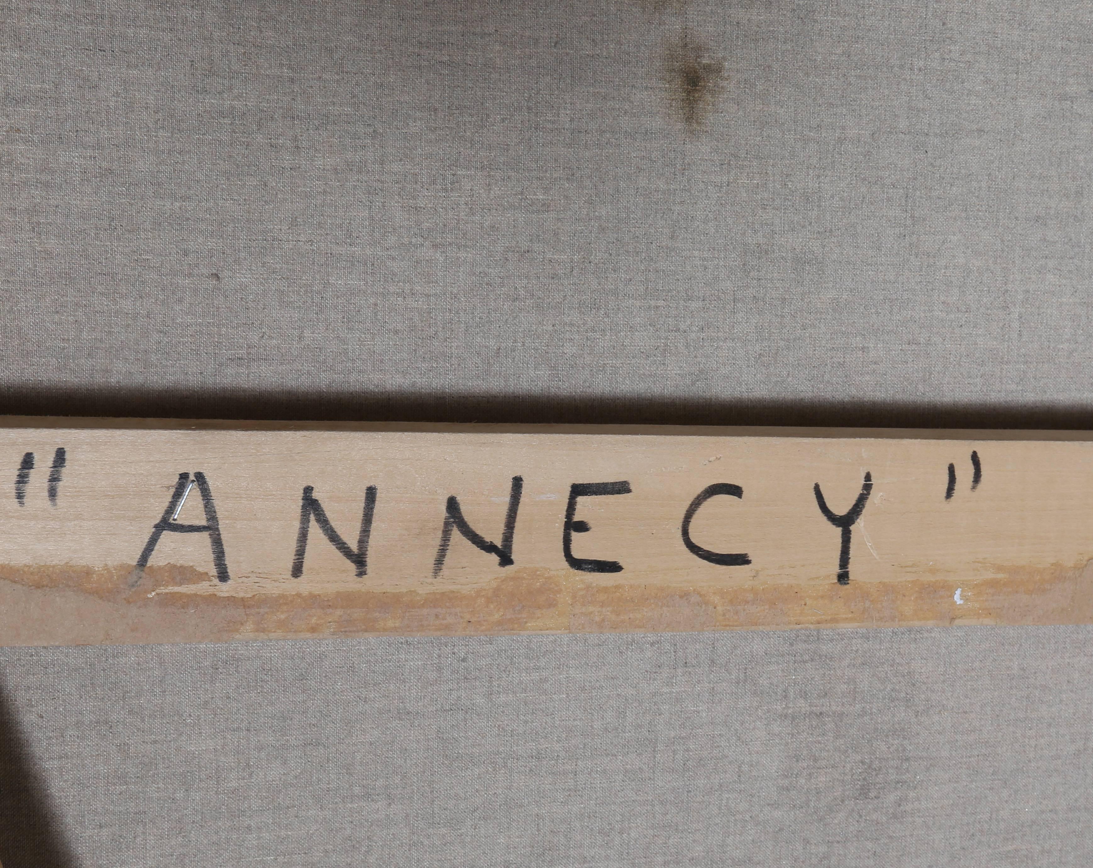 Annecy (Année) - Photoréalisme Painting par Harry McCormick