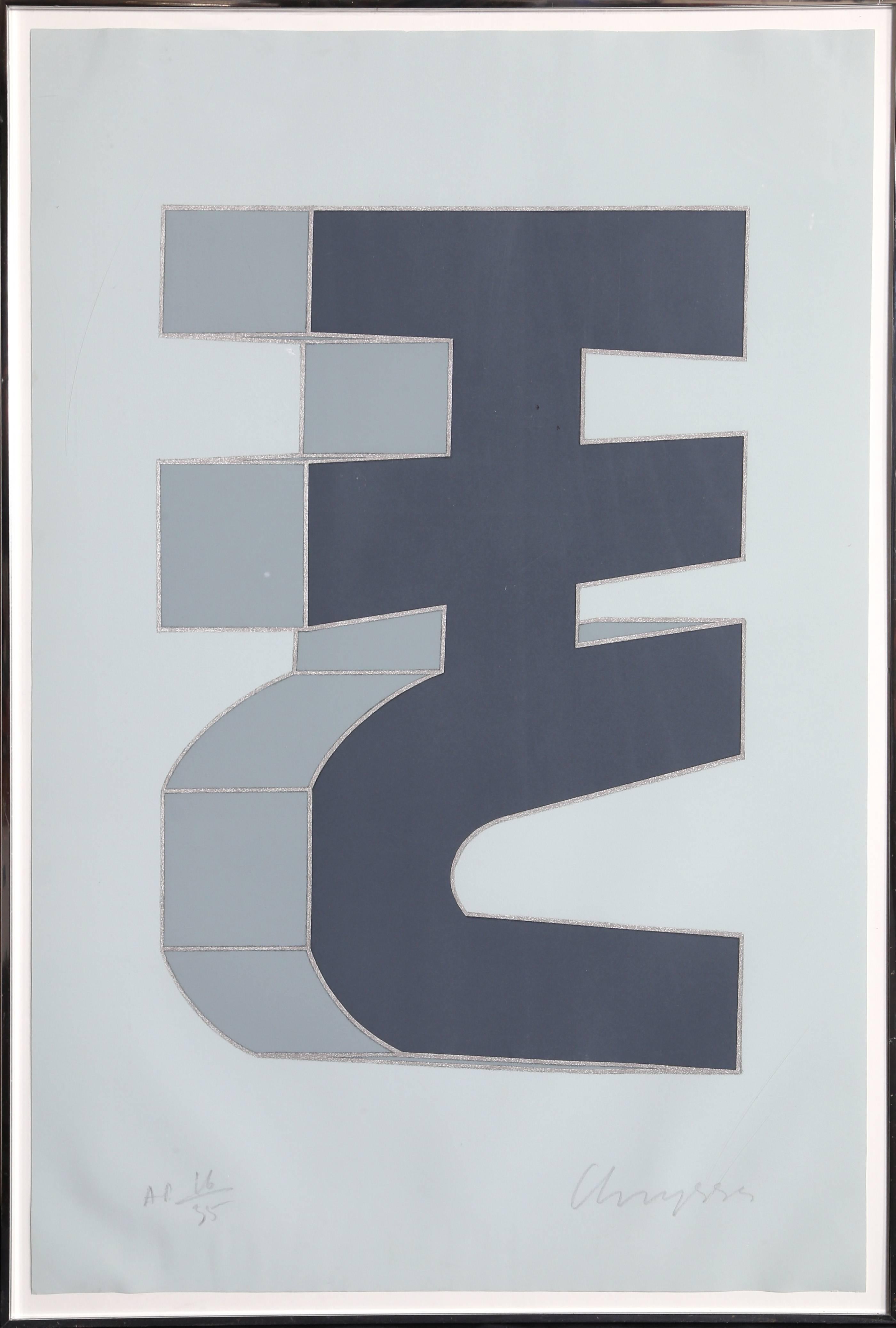 Chryssa Vardea-Mavromichali Abstract Print - Times Square Fragment 6