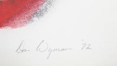 Sockdolaga, Abstract Expressionist Screenprint by Don Wyman