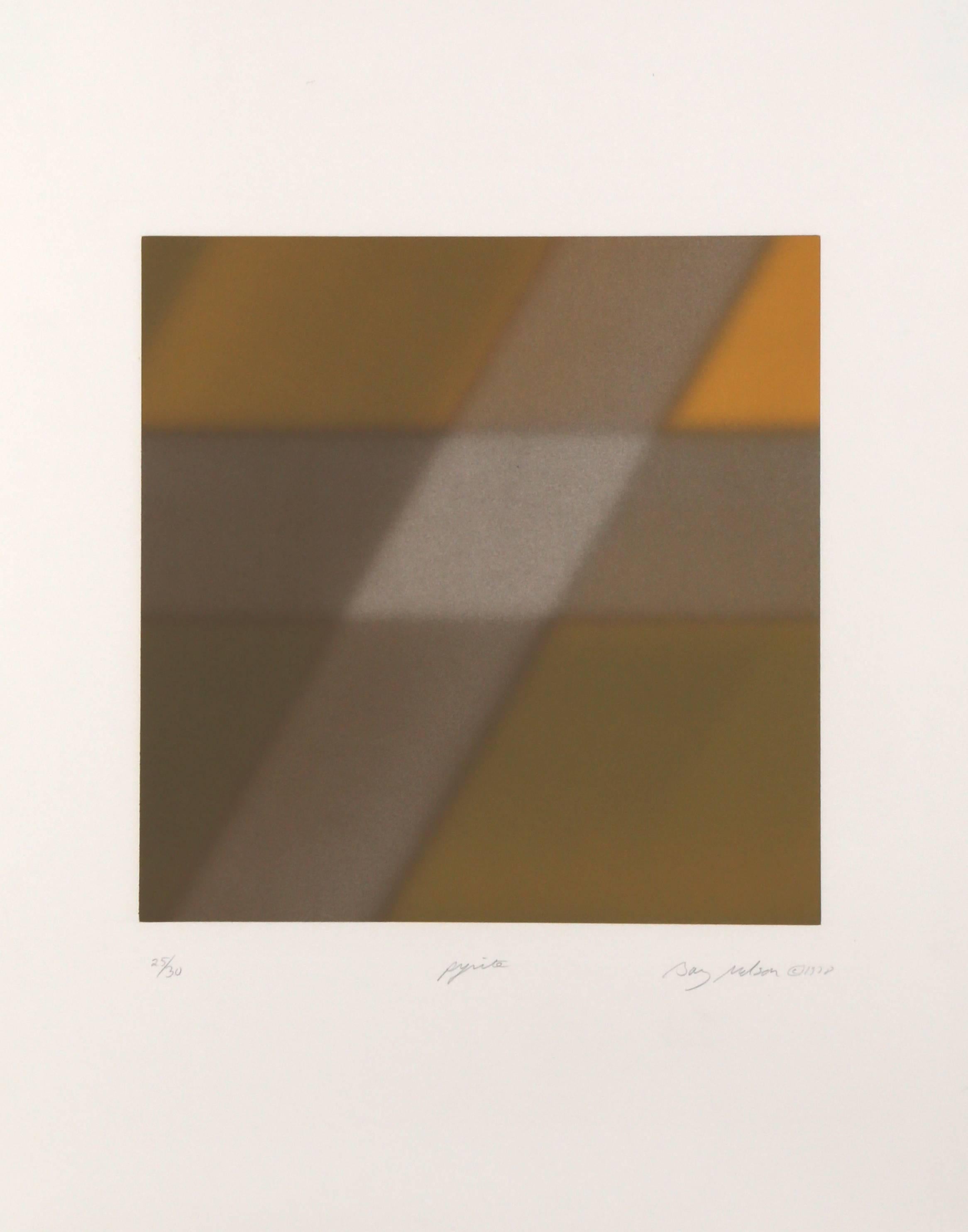 Barry Nelson Abstract Print - Pyrite