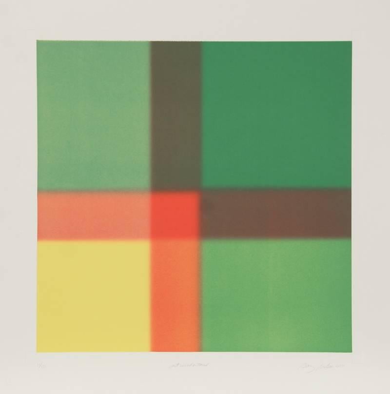 Barry Nelson Abstract Print - Vert Unchartered 