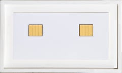 Peinture minimaliste acrylique sur contreplaqué de Diti Almog 1997