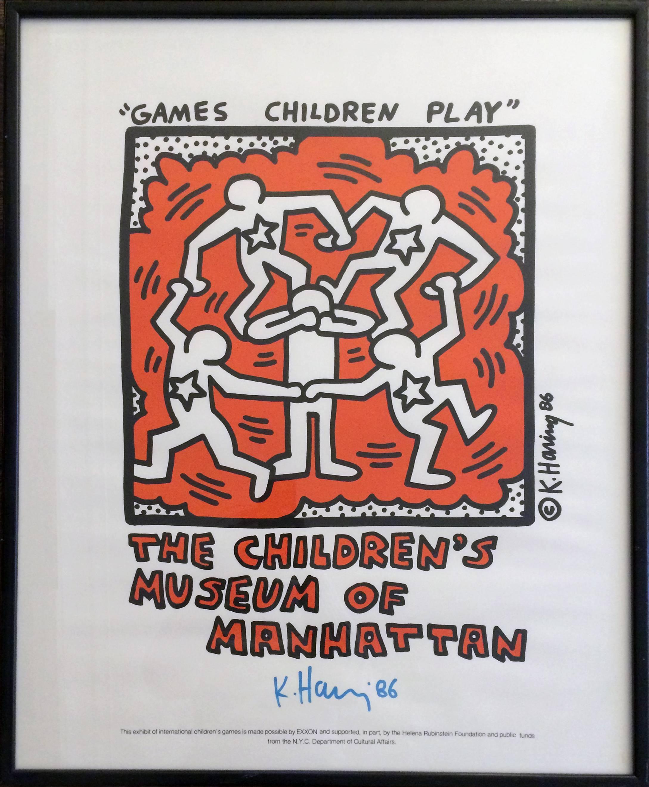 Keith Haring Figurative Print - Games Children Play