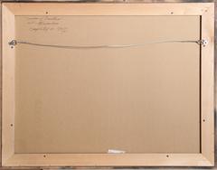 Creatures of Prometheus, Surrealist Oil Painting by Barooshian 1957