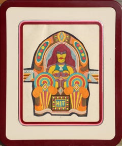 Hit:: Pop Art Lithographie von Richard Lindner 1971