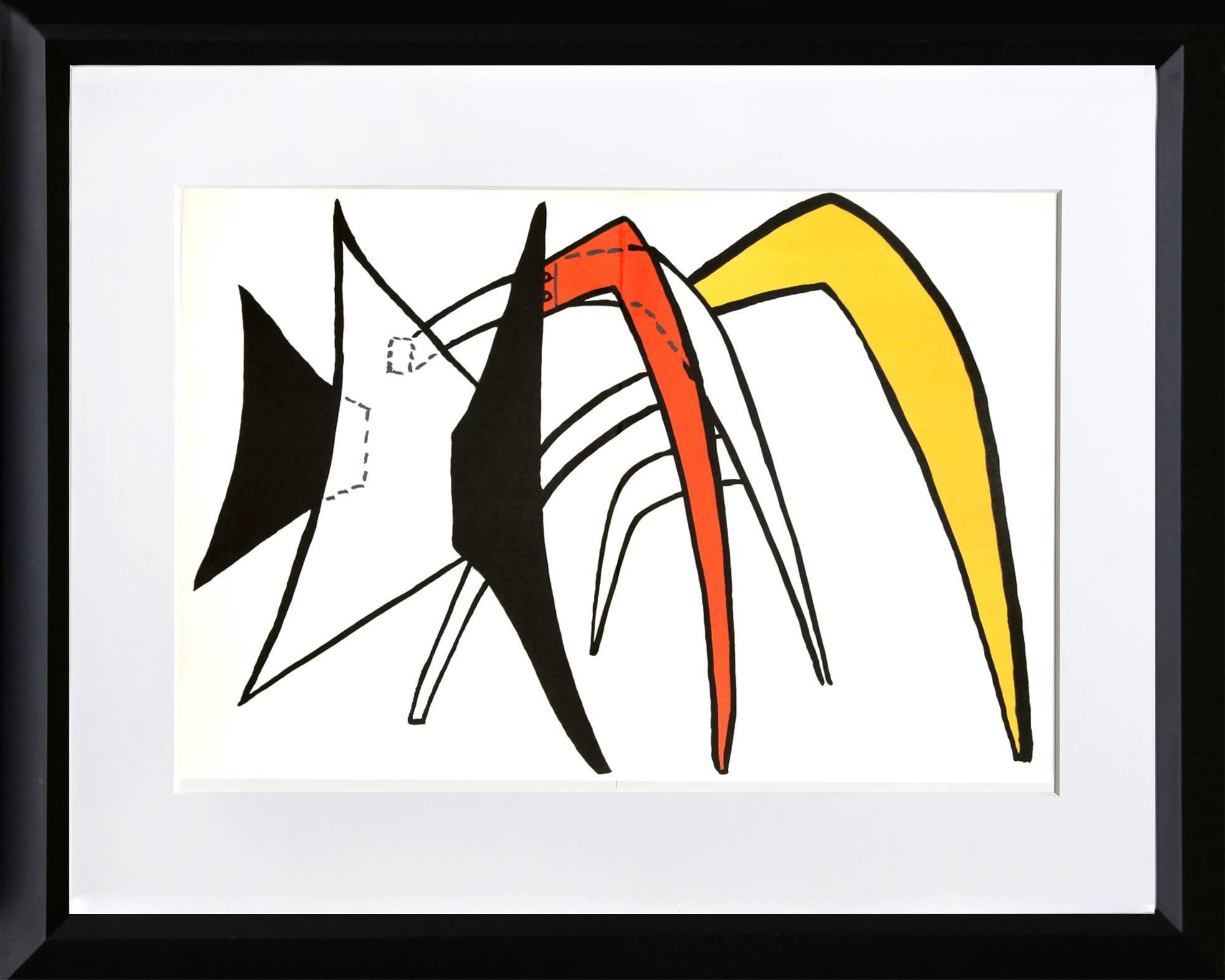 Alexander Calder Abstract Print - Study for Sculpture III