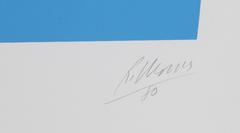 Roller Disco: Cenotaph für eine öffentliche Figur, Siebdruck von Robert Morris