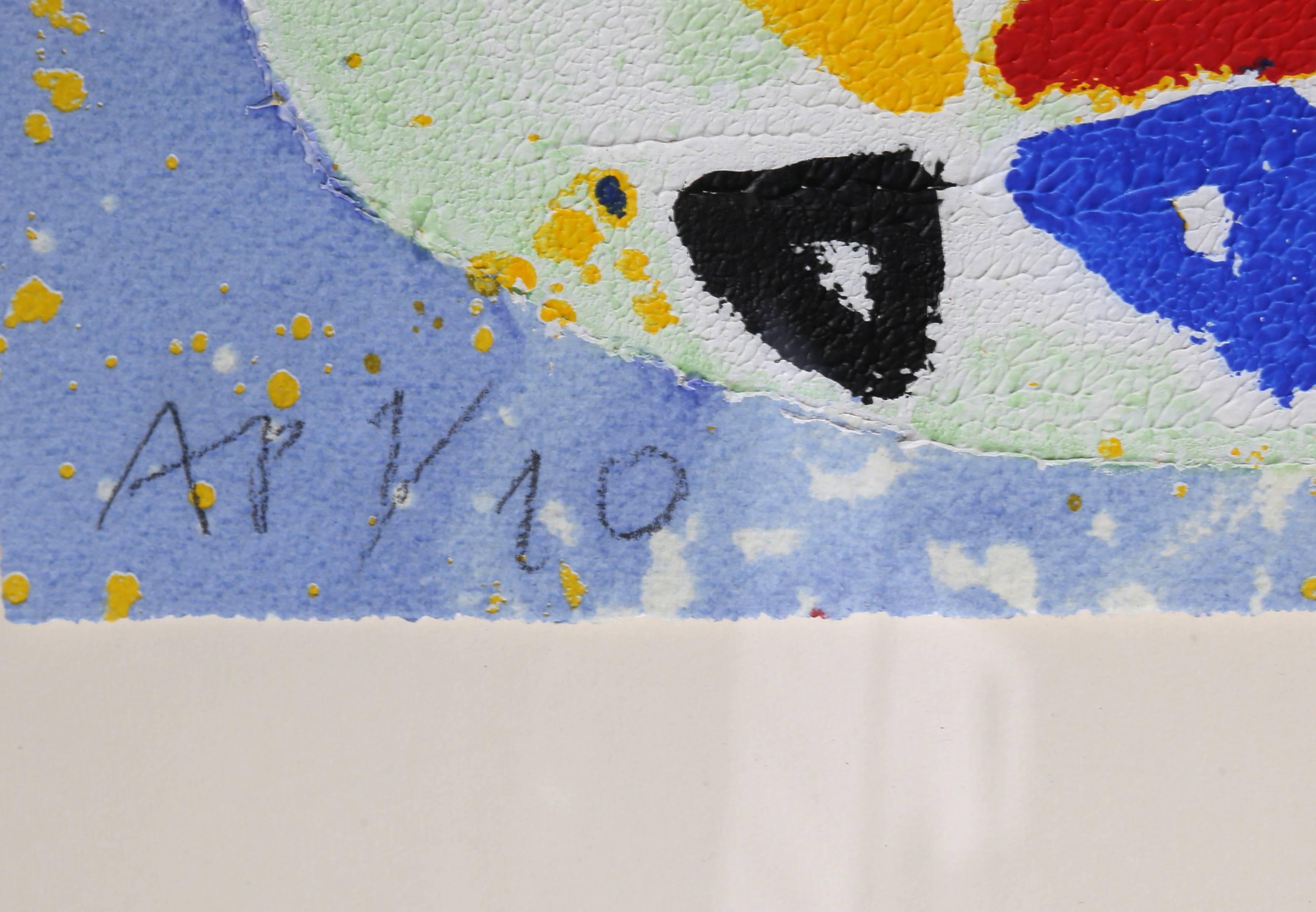 Congiunzione, Fritallario, Mela - Print di Joe Tilson
