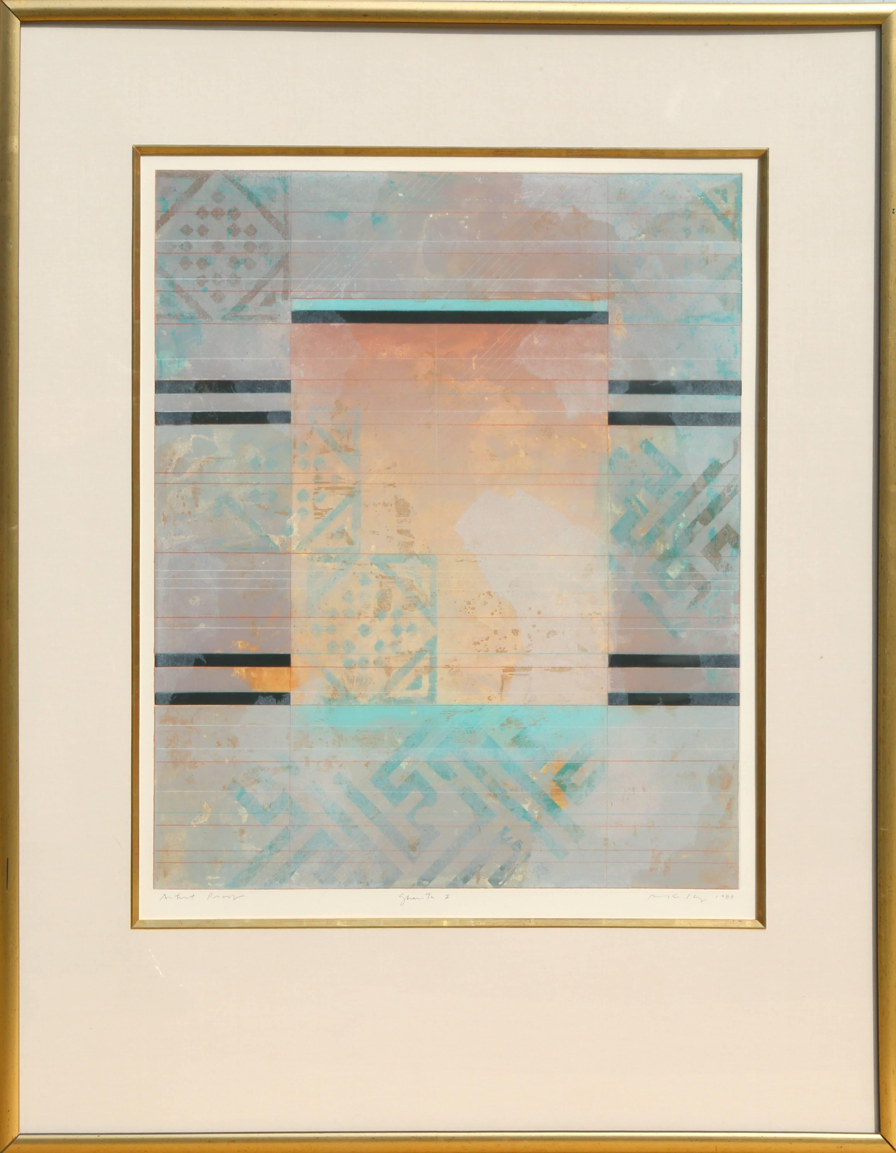 Robert Kelly Abstract Print - Ghanta I