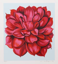 Red Dahlia from the Stamps series