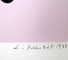 Rosa monocroma, serigrafía fotorrealista de Lowell Nesbitt