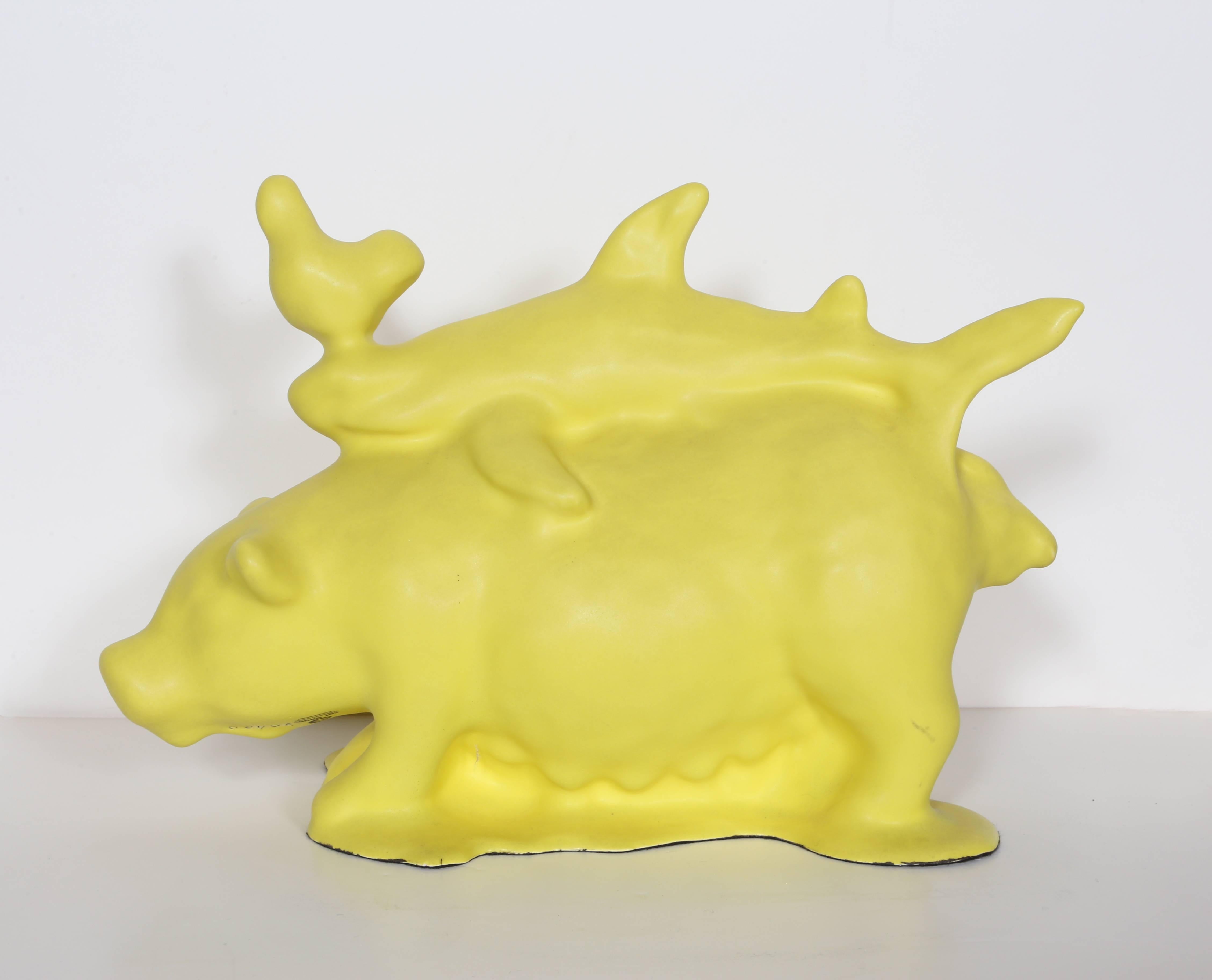 Pig, Shark, Chicken from The Gathering, Ceramic by Bertjan Pot For Sale 1