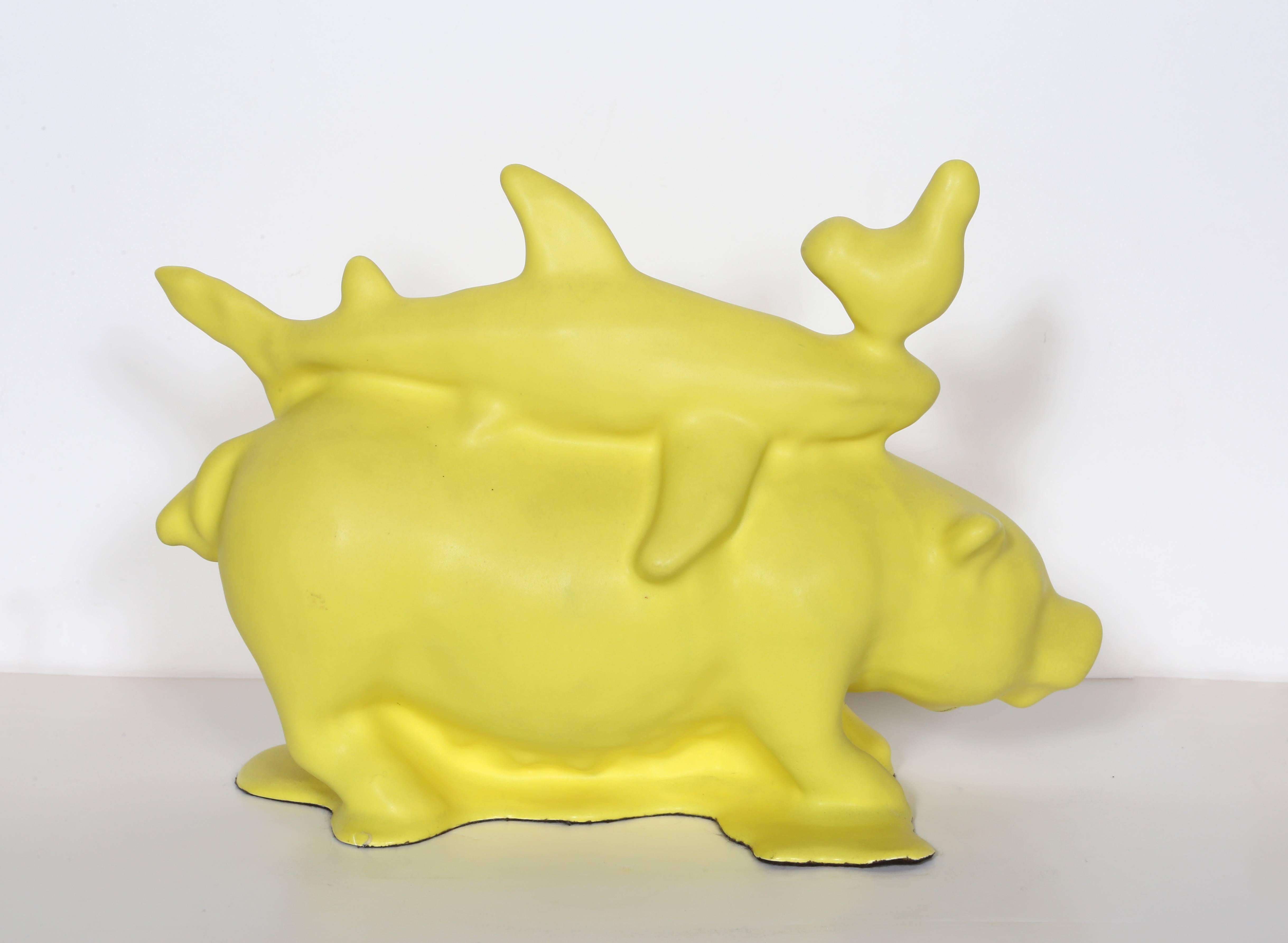 Pig, Shark, Chicken from The Gathering, Ceramic by Bertjan Pot For Sale 2