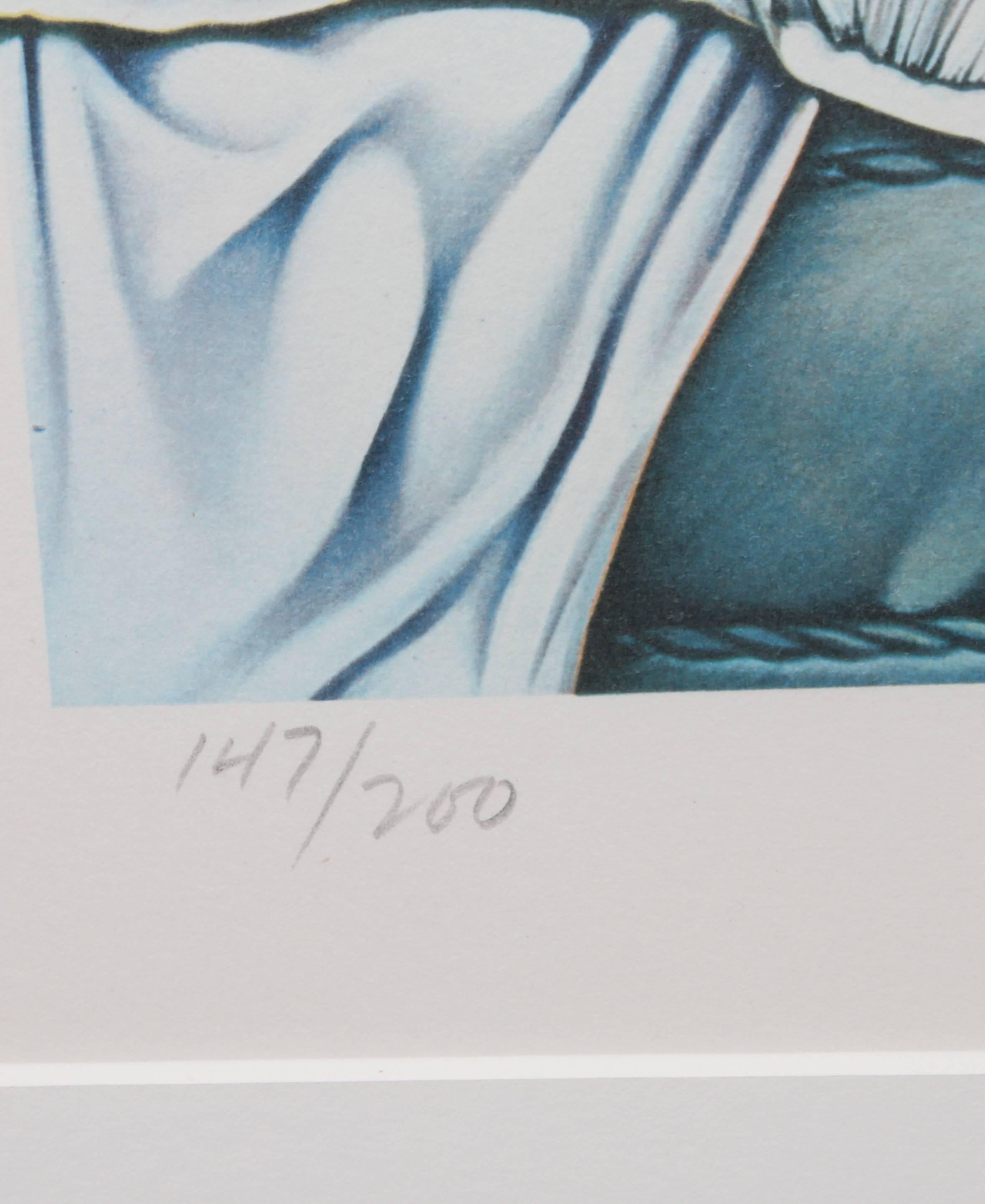 Olympia von Manet's (Pop-Art), Print, von Mel Ramos