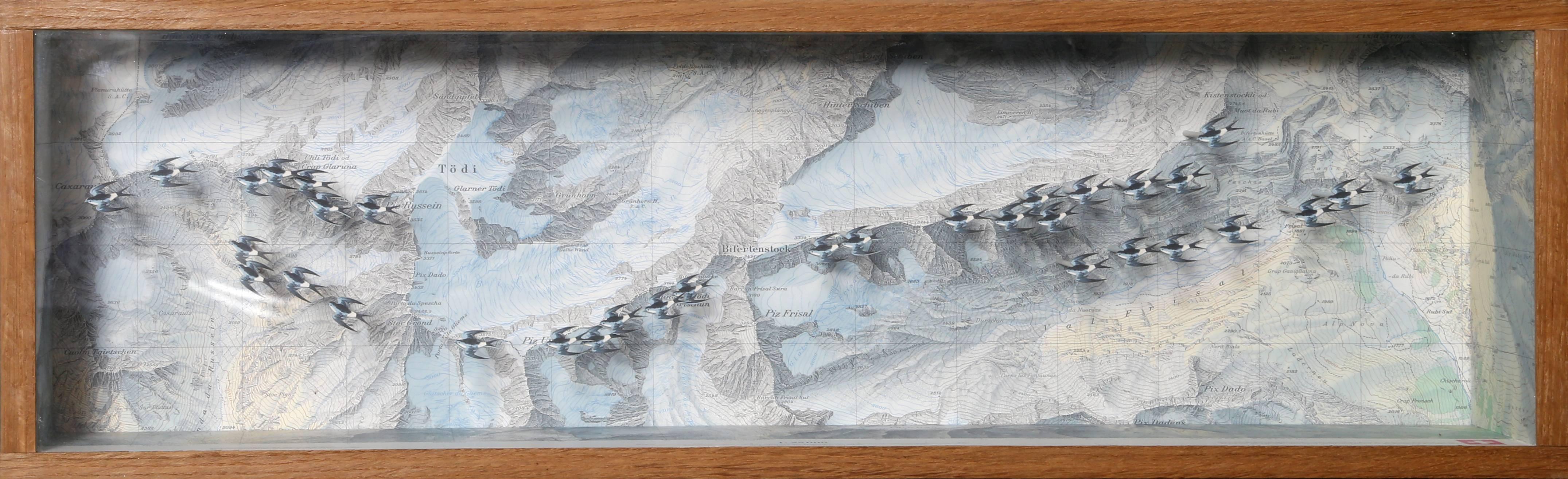 High Trail, 3-D Diorama Box - Mixed Media Art by James Dilnot