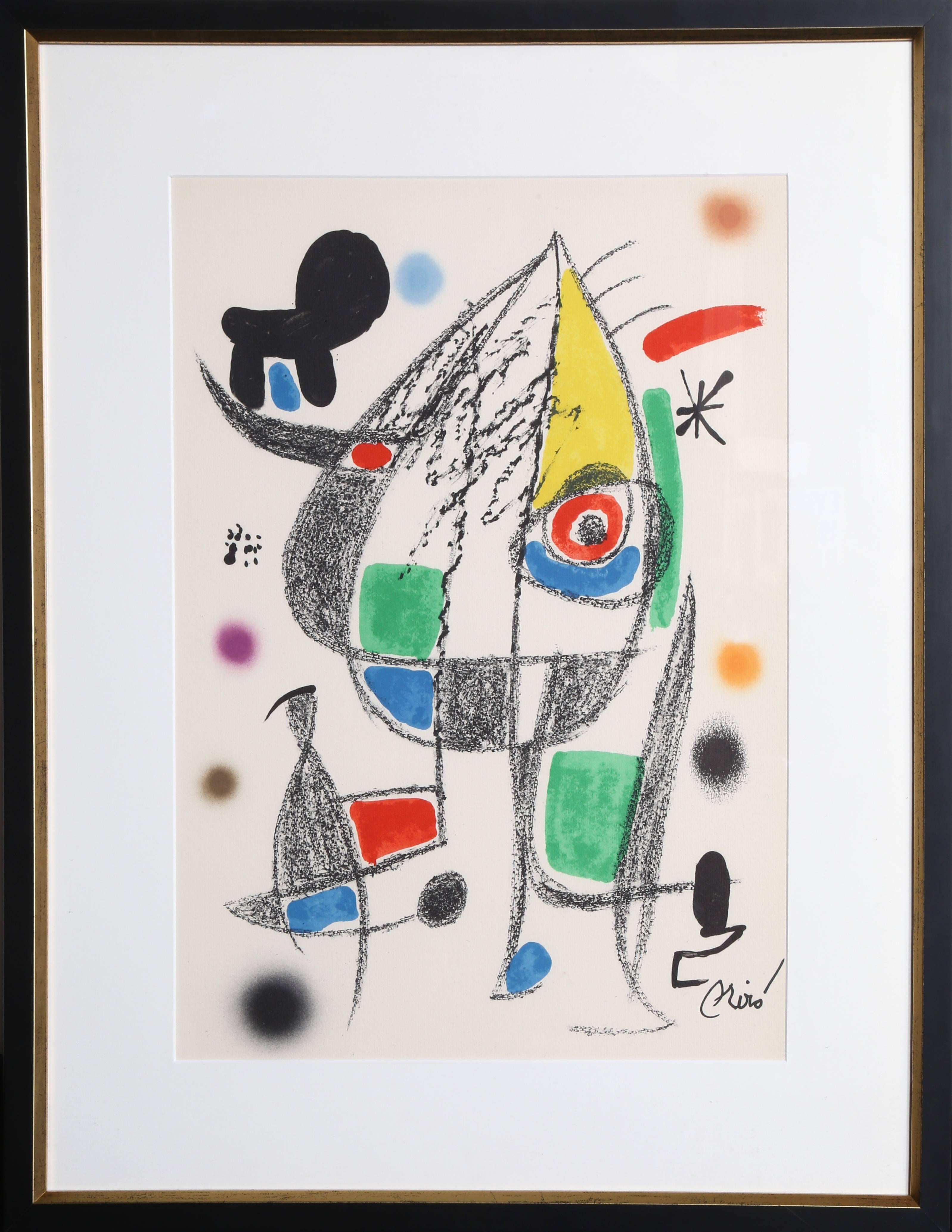 Joan Miró Abstract Print - Maravillas con Variaciones Acrosticas en el jardin de Miro (Number 22)