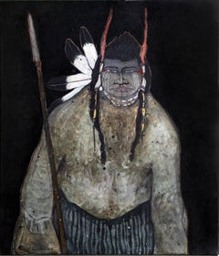 Indiano Corvo con lancia