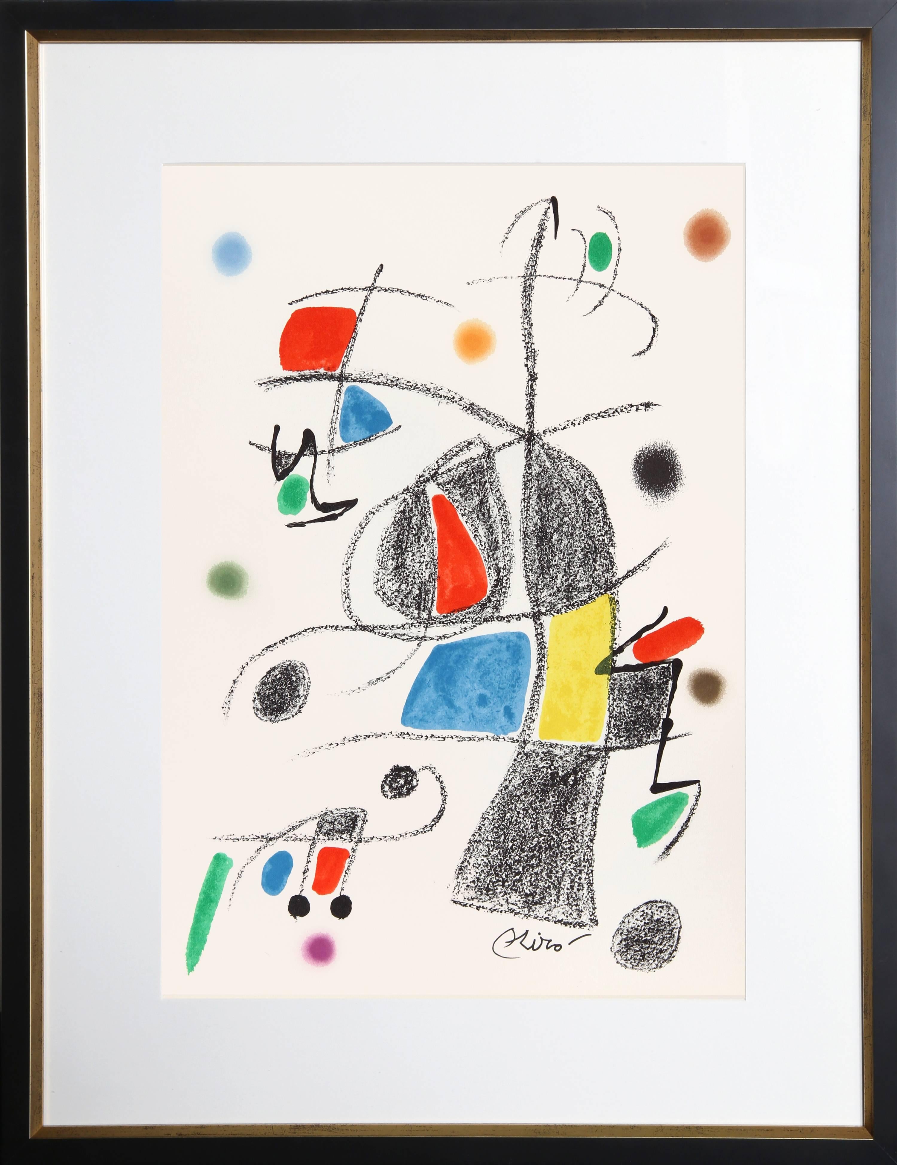 Joan Miró Abstract Print - Maravillas con Variaciones Acrosticas en el Jardin de Miro (Number 19)