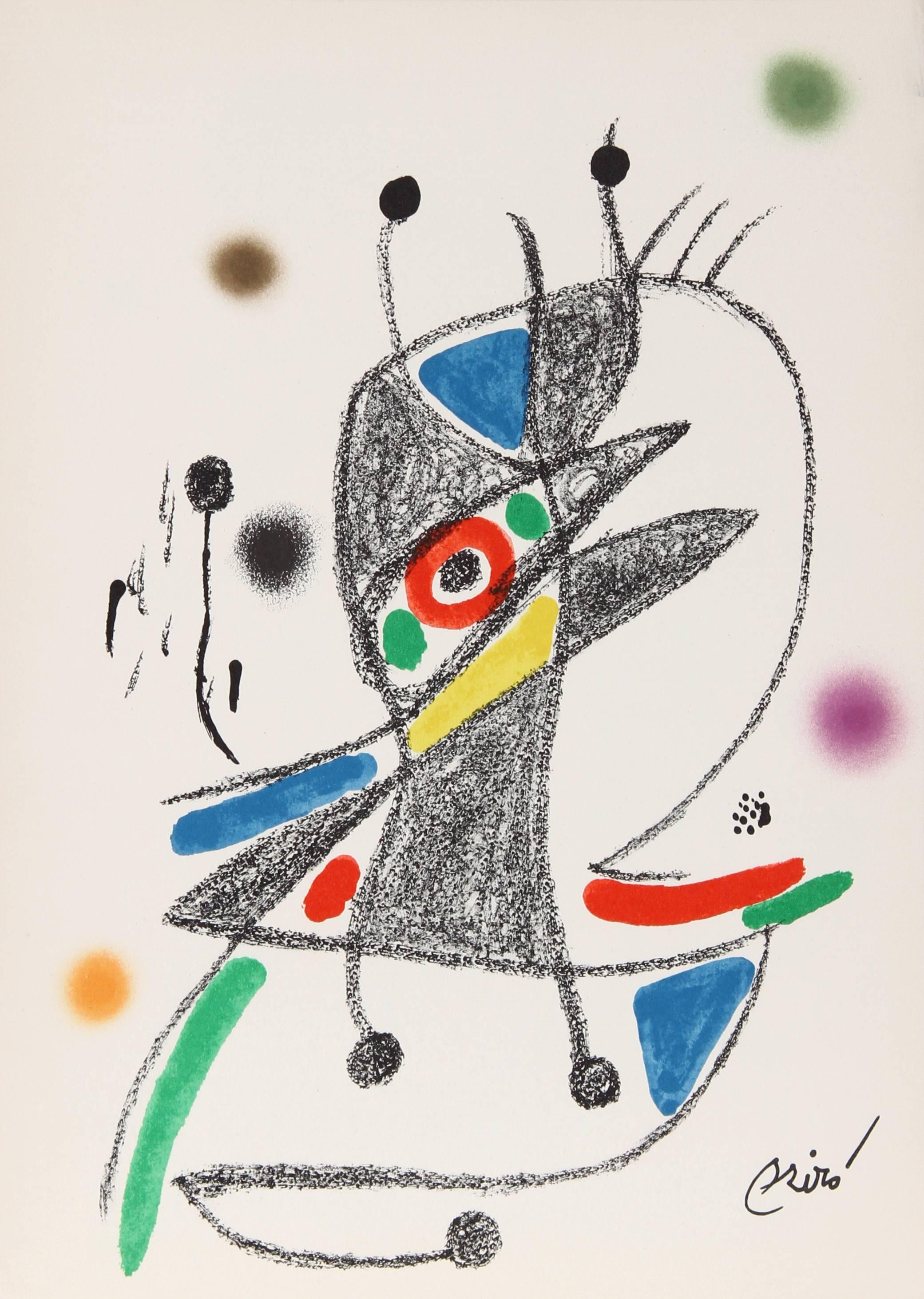 Maravillas con Variaciones Acrosticas en el Jardin de Miro (Number 4) - Print by Joan Miró