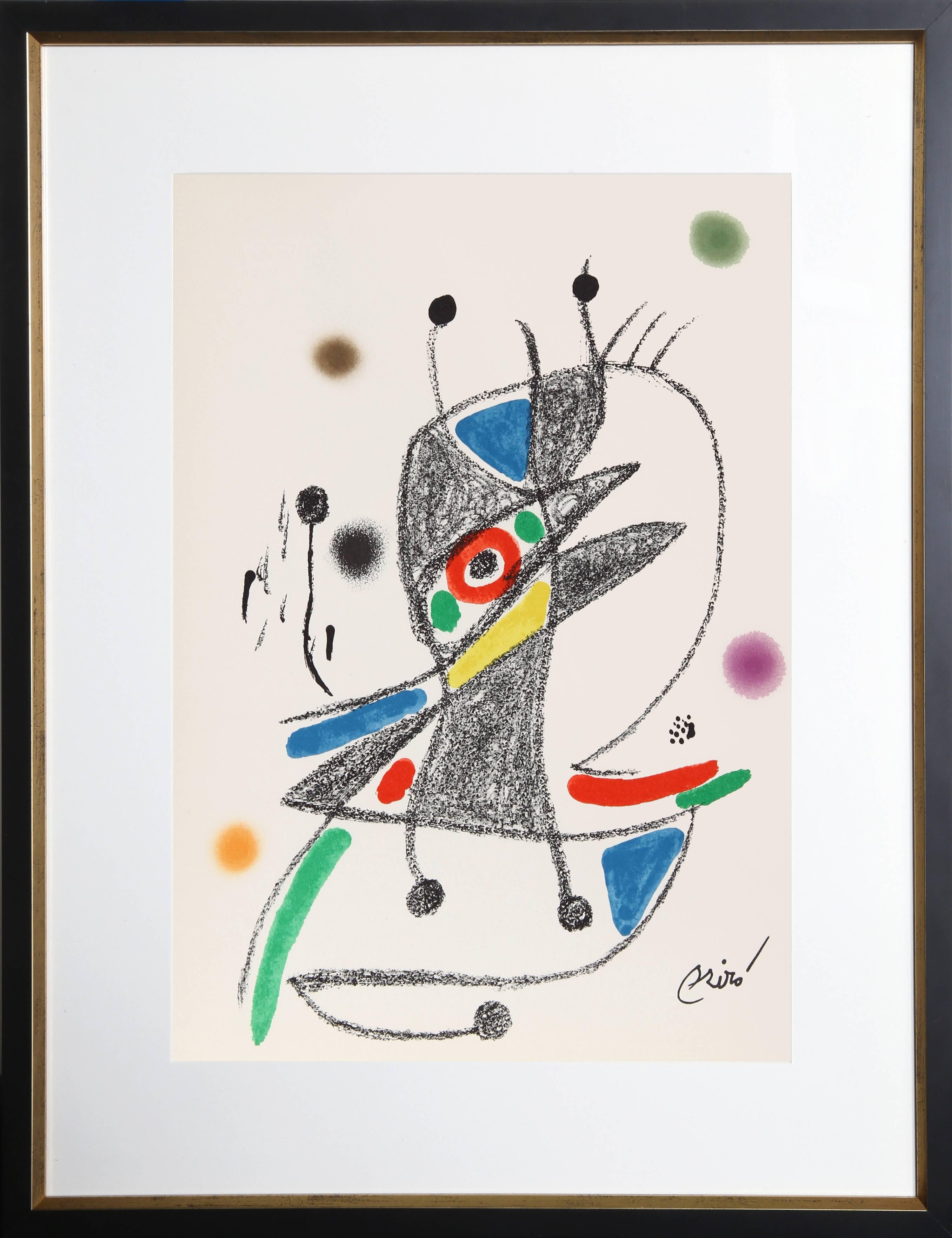 Joan Miró Abstract Print - Maravillas con Variaciones Acrosticas en el Jardin de Miro (Number 4)