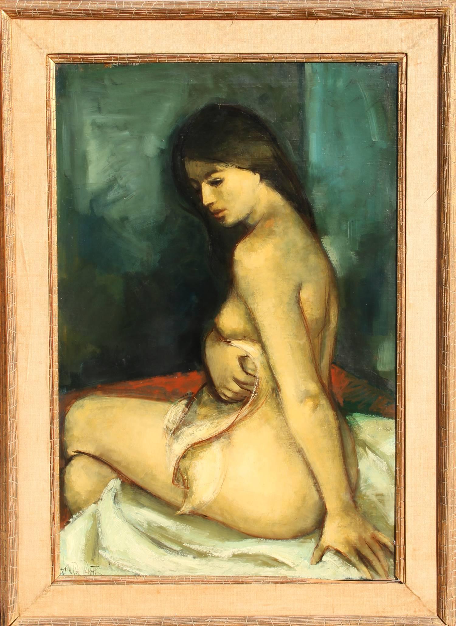 Jan De Ruth Nude Painting - Soliloquy