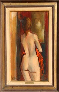 Addio, pittura a olio su tela di Jan De Ruth