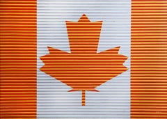 O Canada 2, Pop-Art-Acrylgemälde von Max Epstein