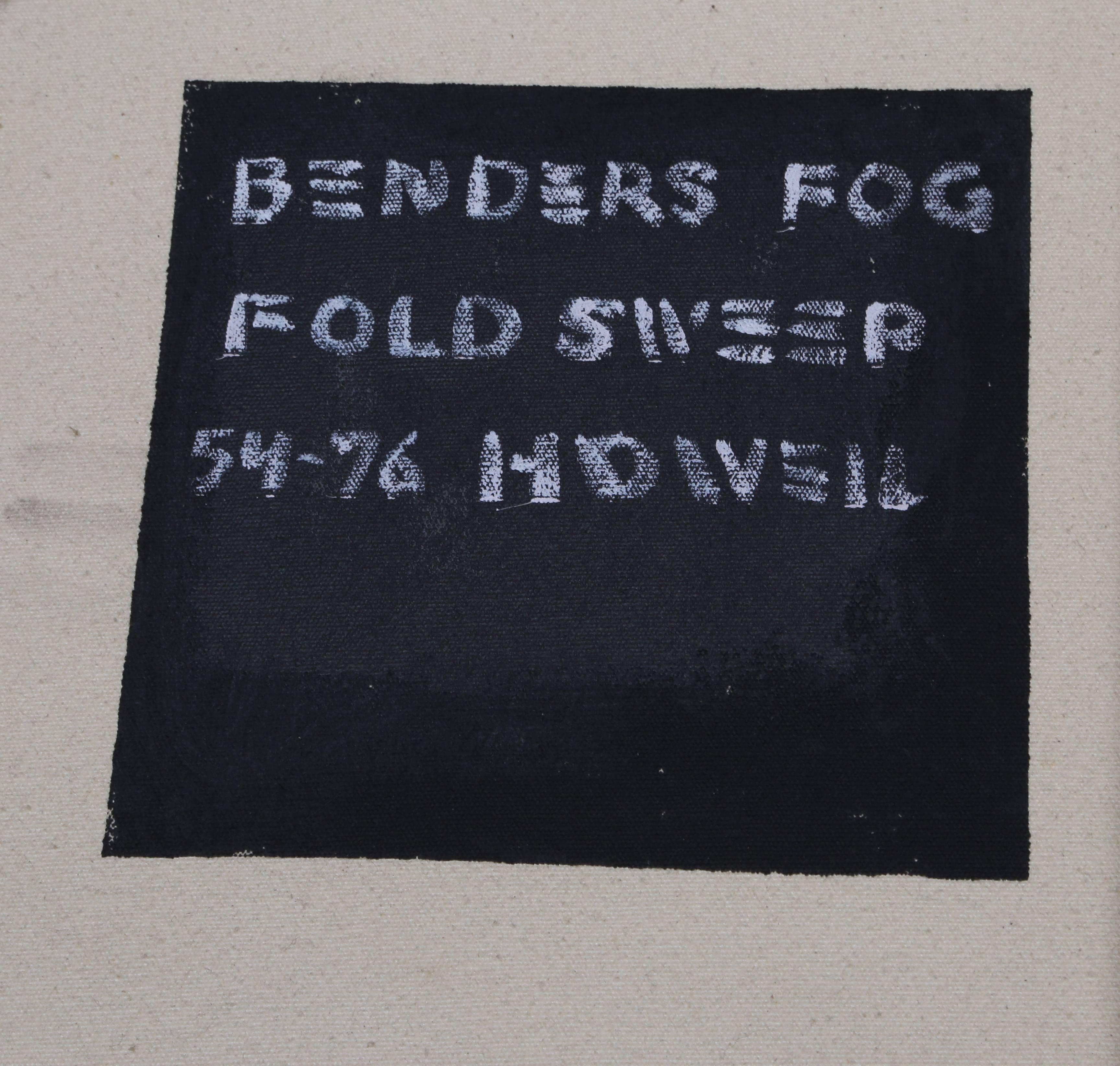 Benders Fog Fold Sweep, Abstraktes expressionistisches Acrylgemälde von Elwood Howell im Angebot 2