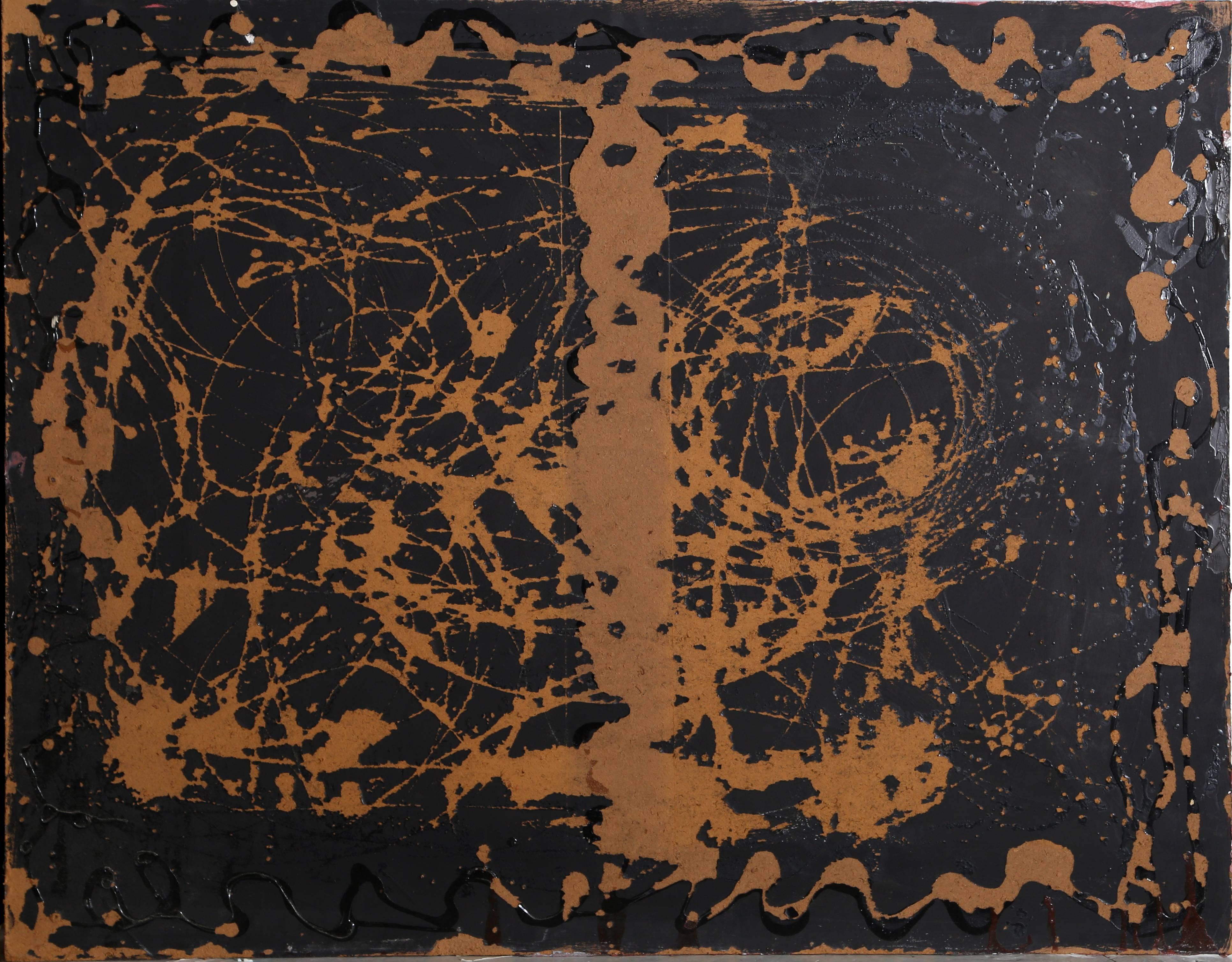 Artist: Robert Kuszek
Title: 6000 Feet Beyond
Year: 1990
Medium: Mixed Media on masonite: Oil, Acrylic and Enamel
Size: 40 x 32 in. (101.6 x 81.28 cm)