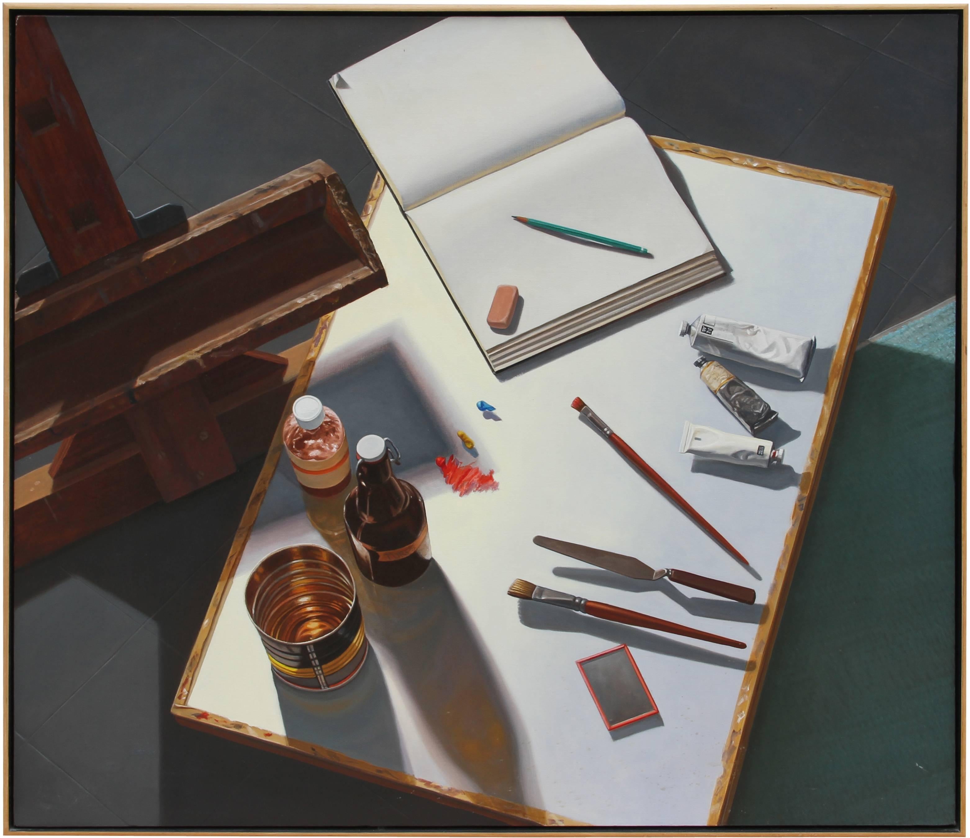 Dana Loomis Still-Life Painting - Attributes of Art