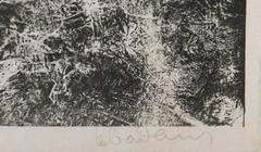 La naturaleza reza sin palabras X, litografía abstracta de Hoi Lebadang