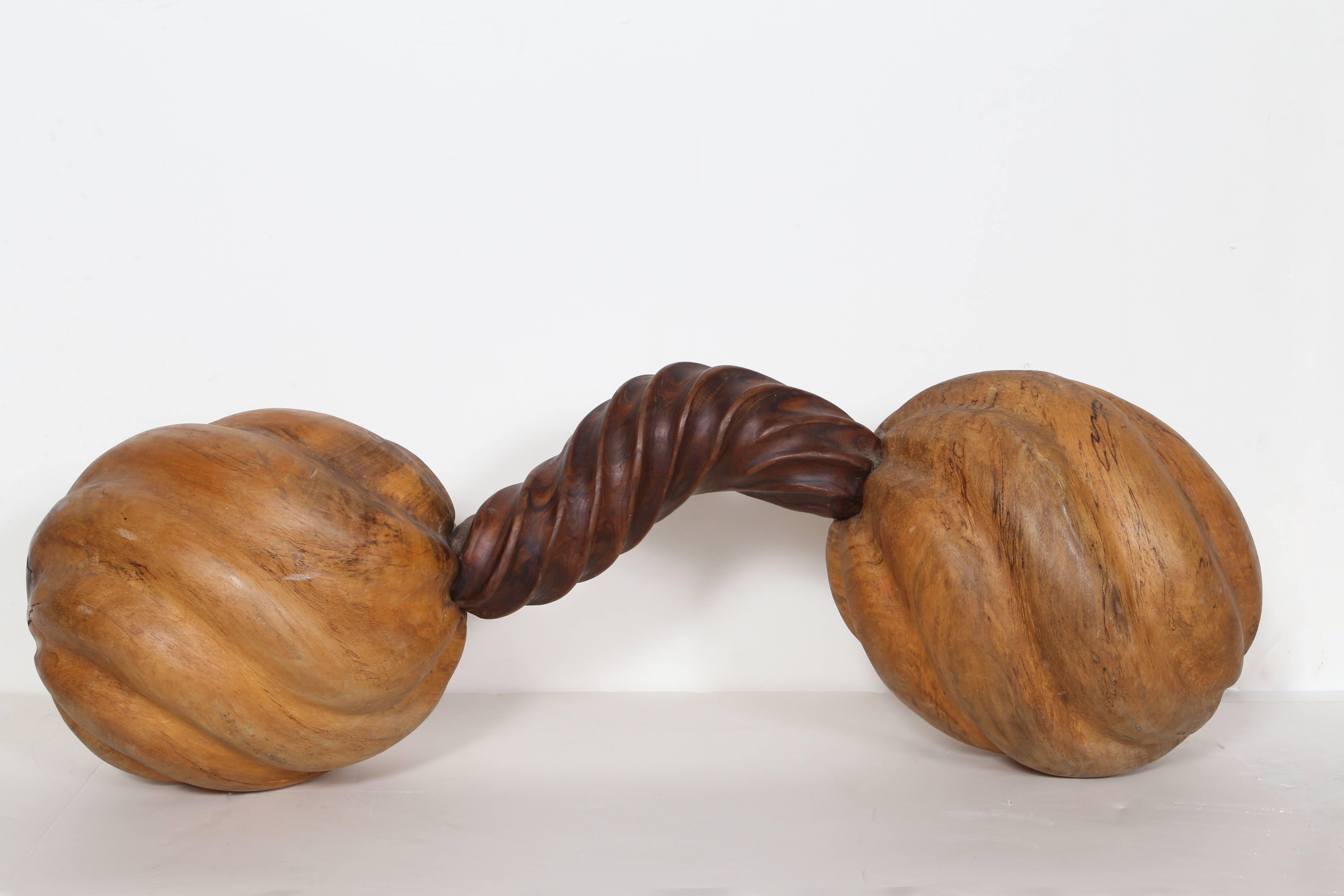 Unique wooden sculpture by Chris Berti