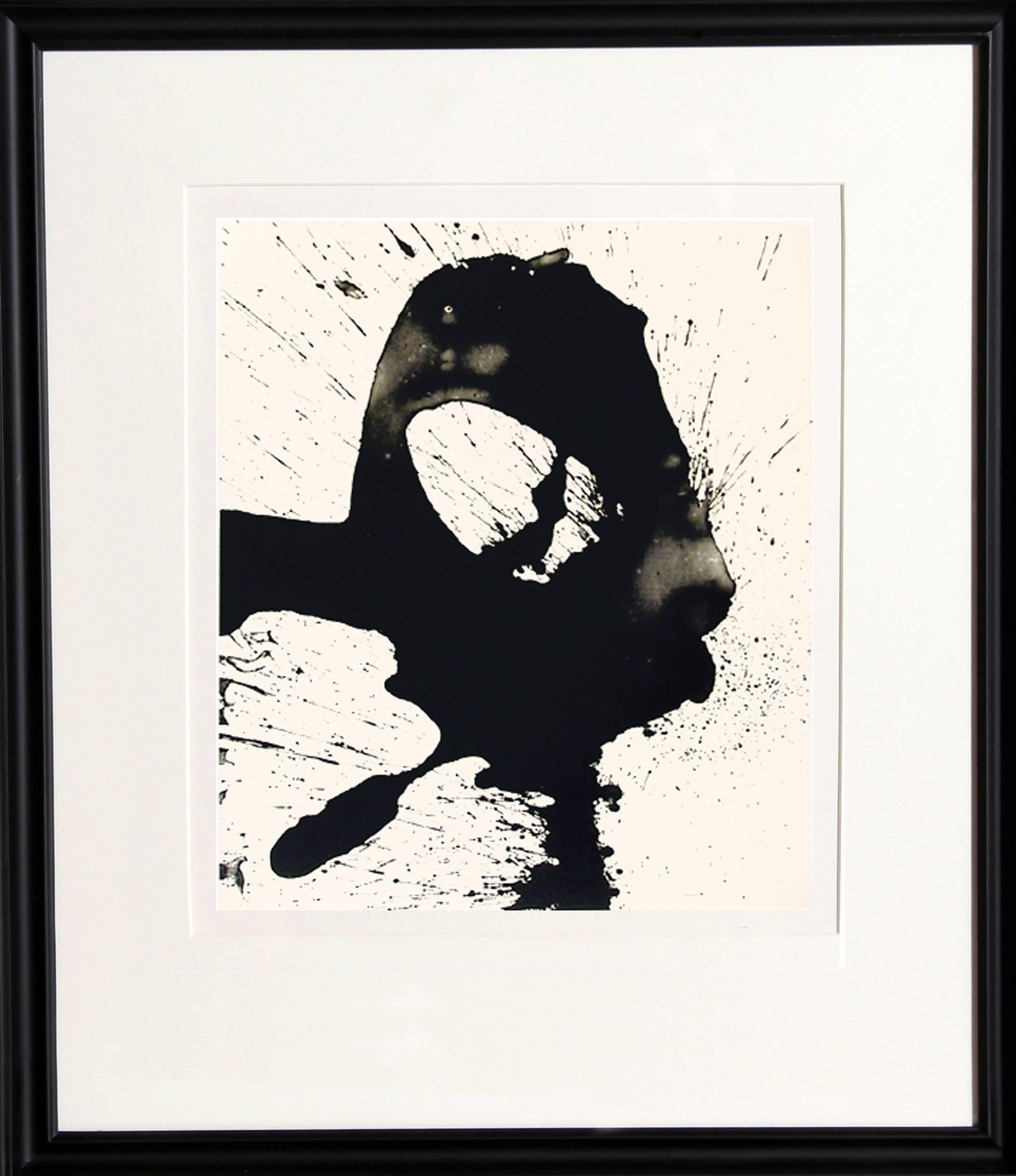 Robert Motherwell Abstract Print - No. 1 from Three Poems, collaboration with Octavio Paz
