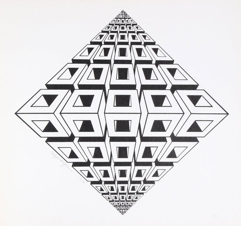 Roy Ahlgren Abstract Print - Diamond