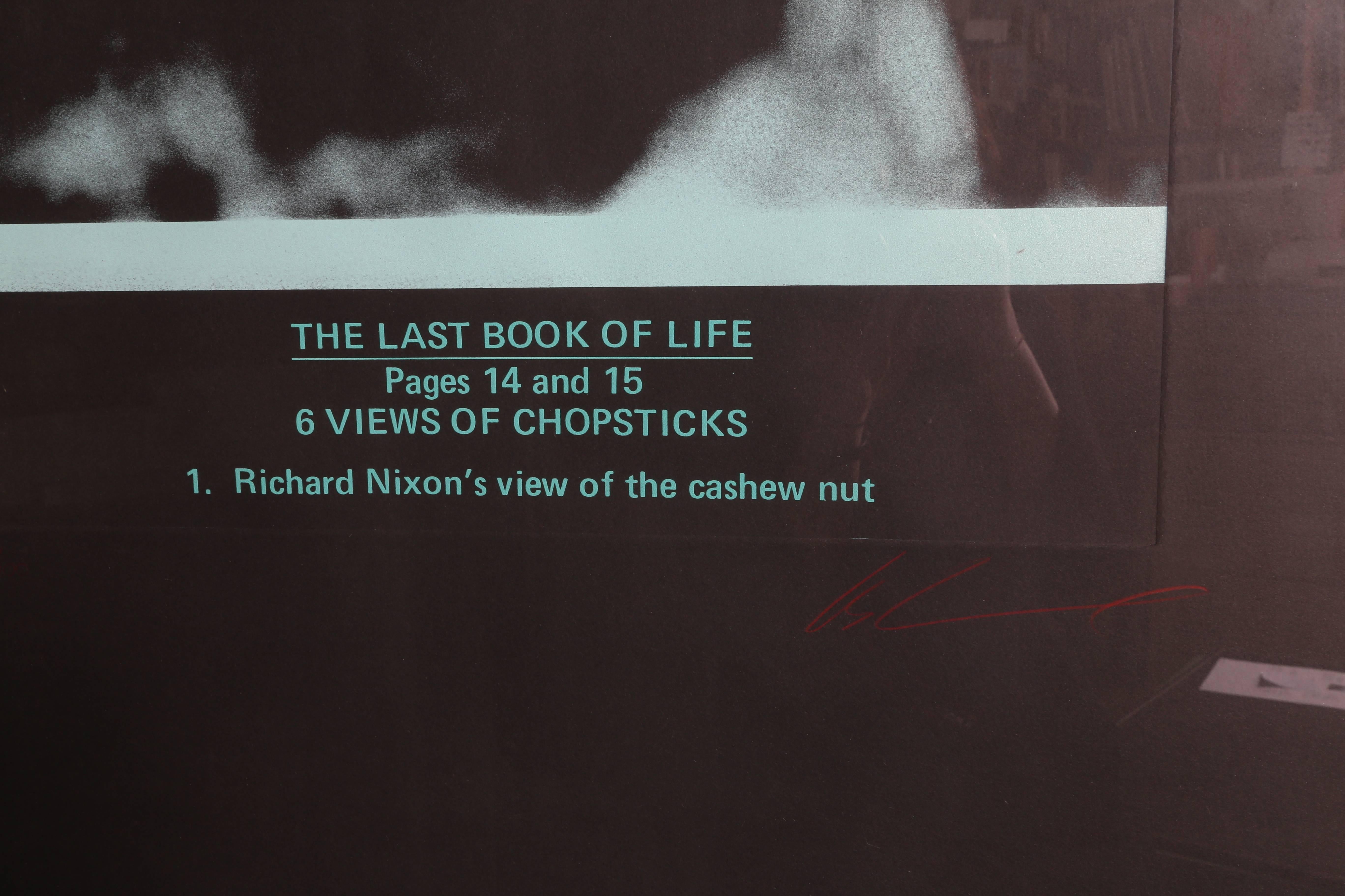 The Last Book of Life I - Print by Les Levine