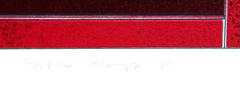 Gordon House, "Untitled - Red Arcs, " Screenprint, 1969
