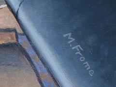 Mickey Frome, "Hacia el oeste a través del cielo de la madrugada", óleo sobre lienzo, 2003