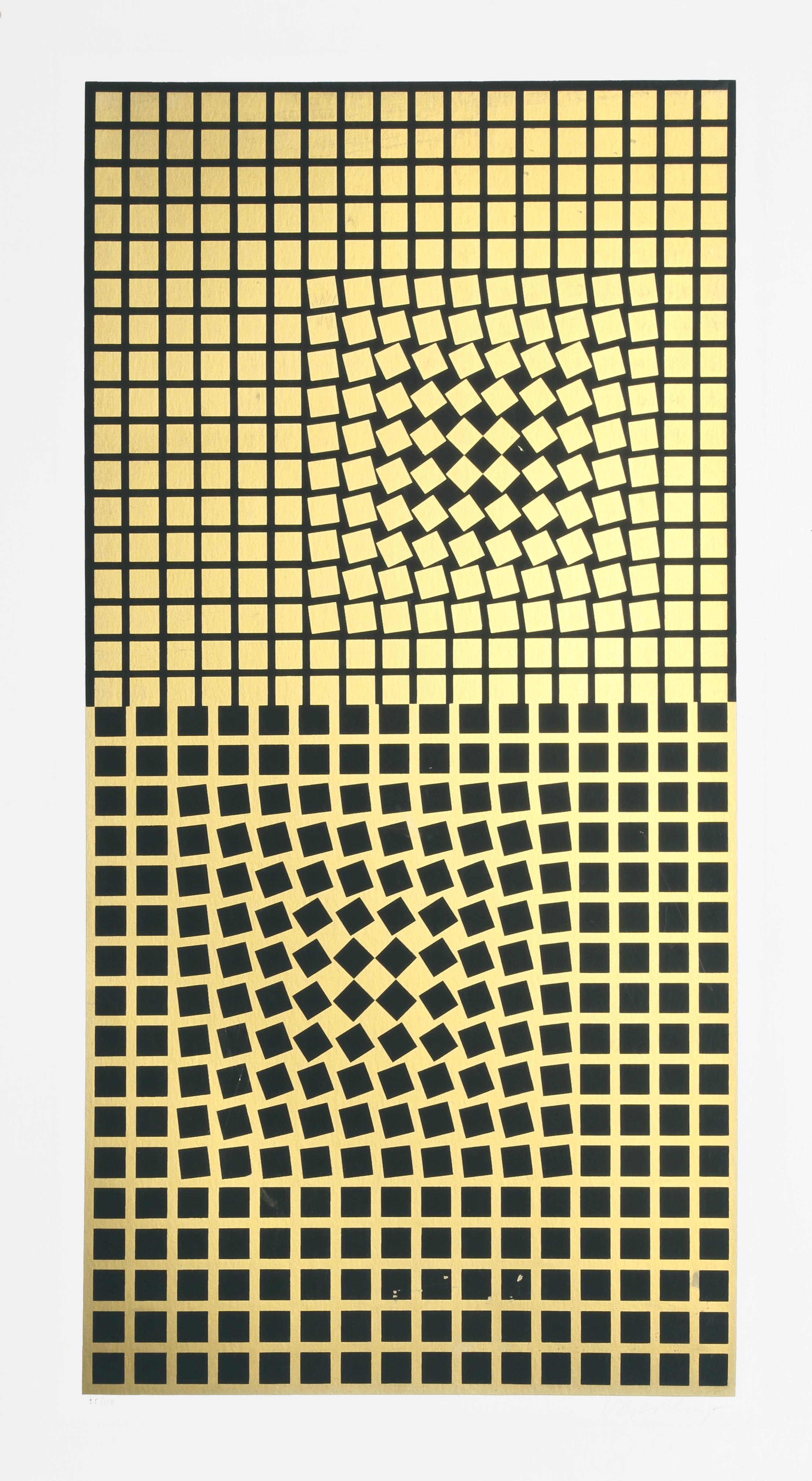 Victor Vasarely, Constellations, OP Art Screenprint 1
