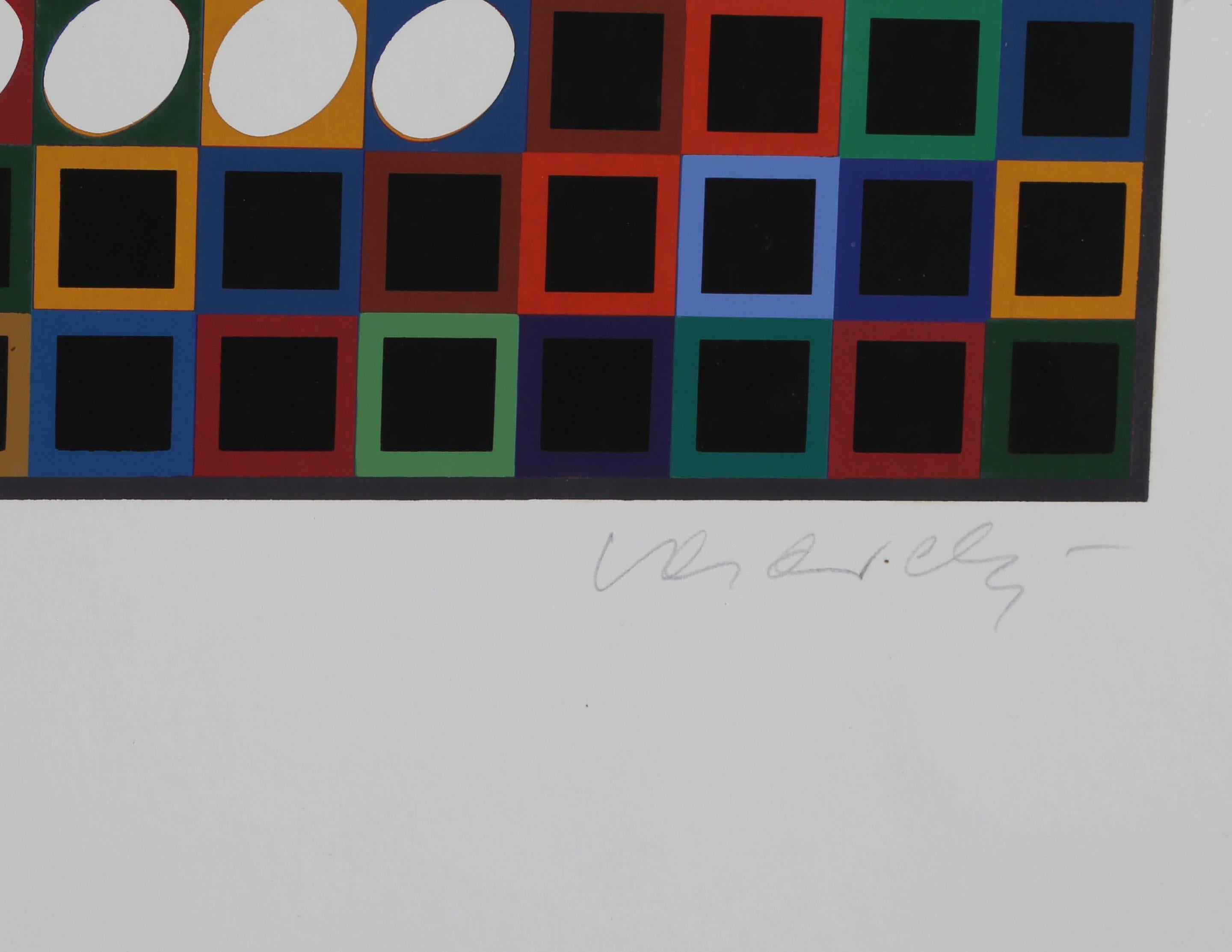 victor vasarely serigraph