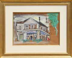 Ludwig Bemelmans, "The House of Van Gogh, " Gouache on Paper, circa 1955