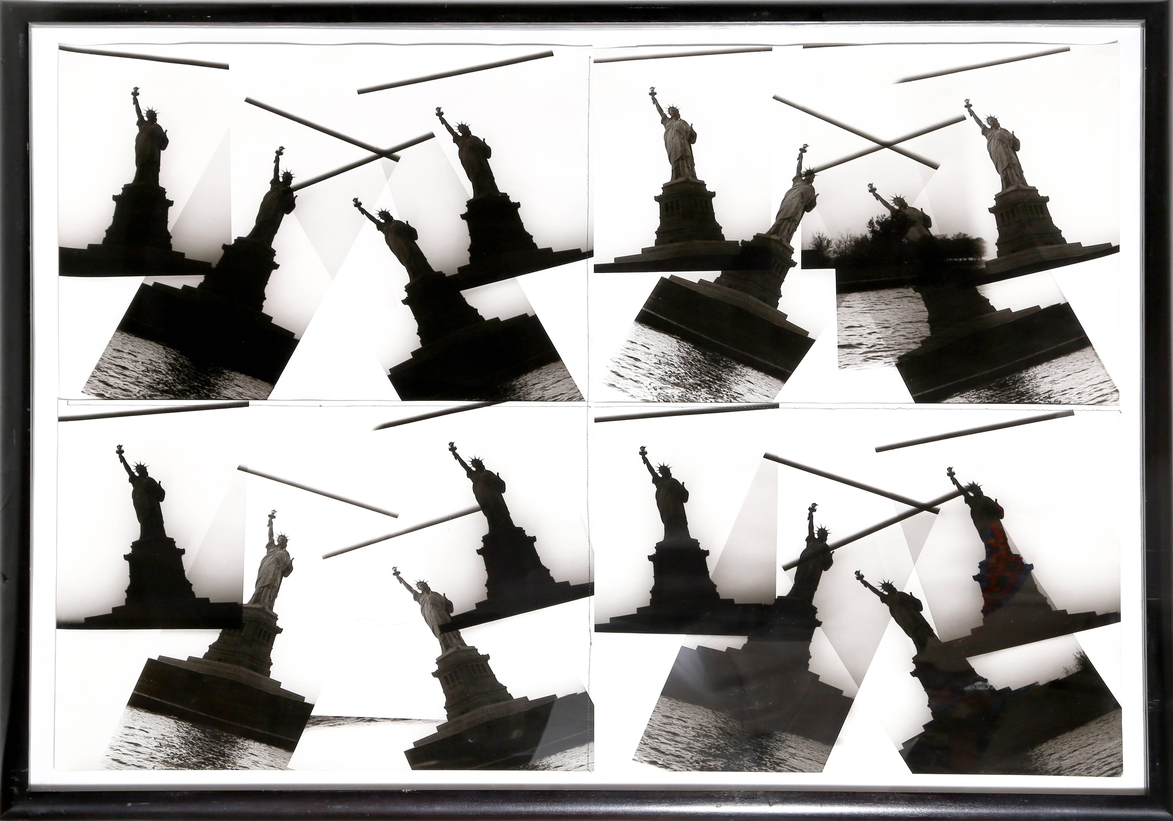 Ce collage de tirages à la gélatine argentique a été créé par le photographe américain Christopher Makos. Makos est bien connu pour ses relations avec des icônes comme Andy Warhol, Tennessee Williams et John Lennon. Plus tard dans sa vie, Warhol a