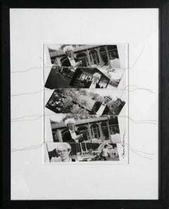 Christopher Makos, "Andy Warhol Collage, " Sewn Photo Collage, circa 1985