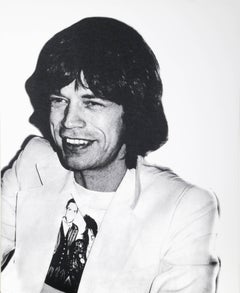 Mick Jagger aus dem Portfolio der Ikonen, Siebdruck, 1990 von Christopher Makos