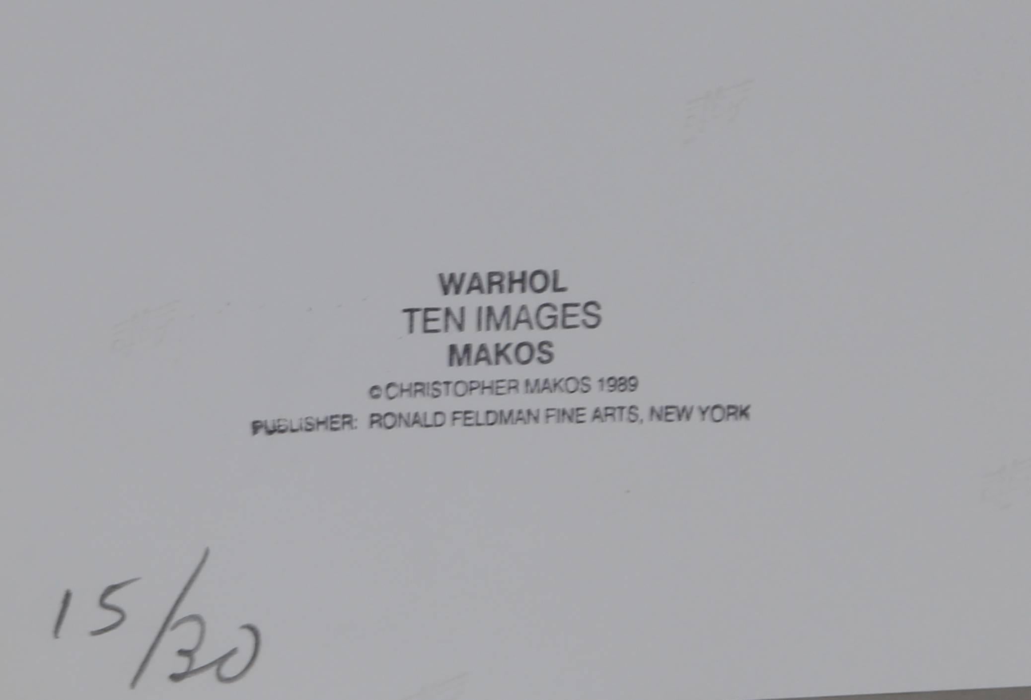 Christopher Makos, « Andy Warhol in China », Tirage à la gélatine argentique, 1982 en vente 1