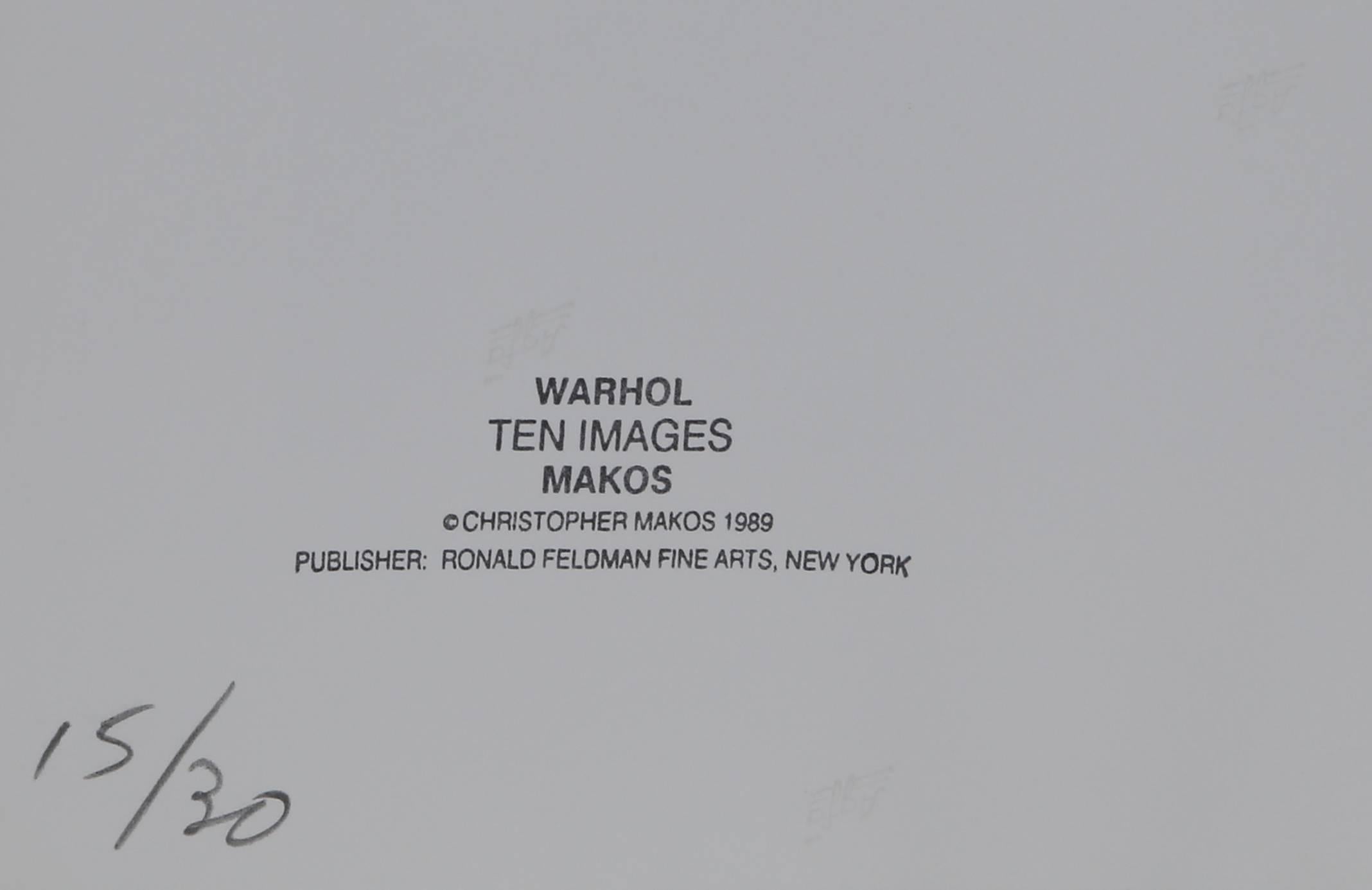 Christopher Makos, « Andy Warhol Snowmobiling », Tirage à la gélatine argentique, 1983 en vente 2