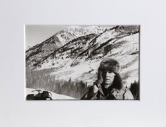 Andy Warhol In Aspen, Gelatinesilberdruck von Christopher Makos, 1983