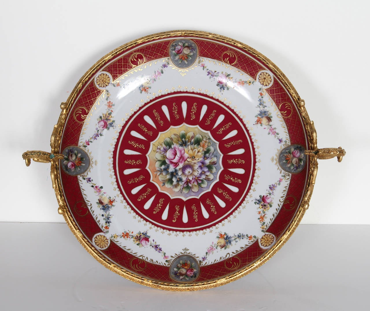 Unknown Still-Life Sculpture - Service Plate (Red)