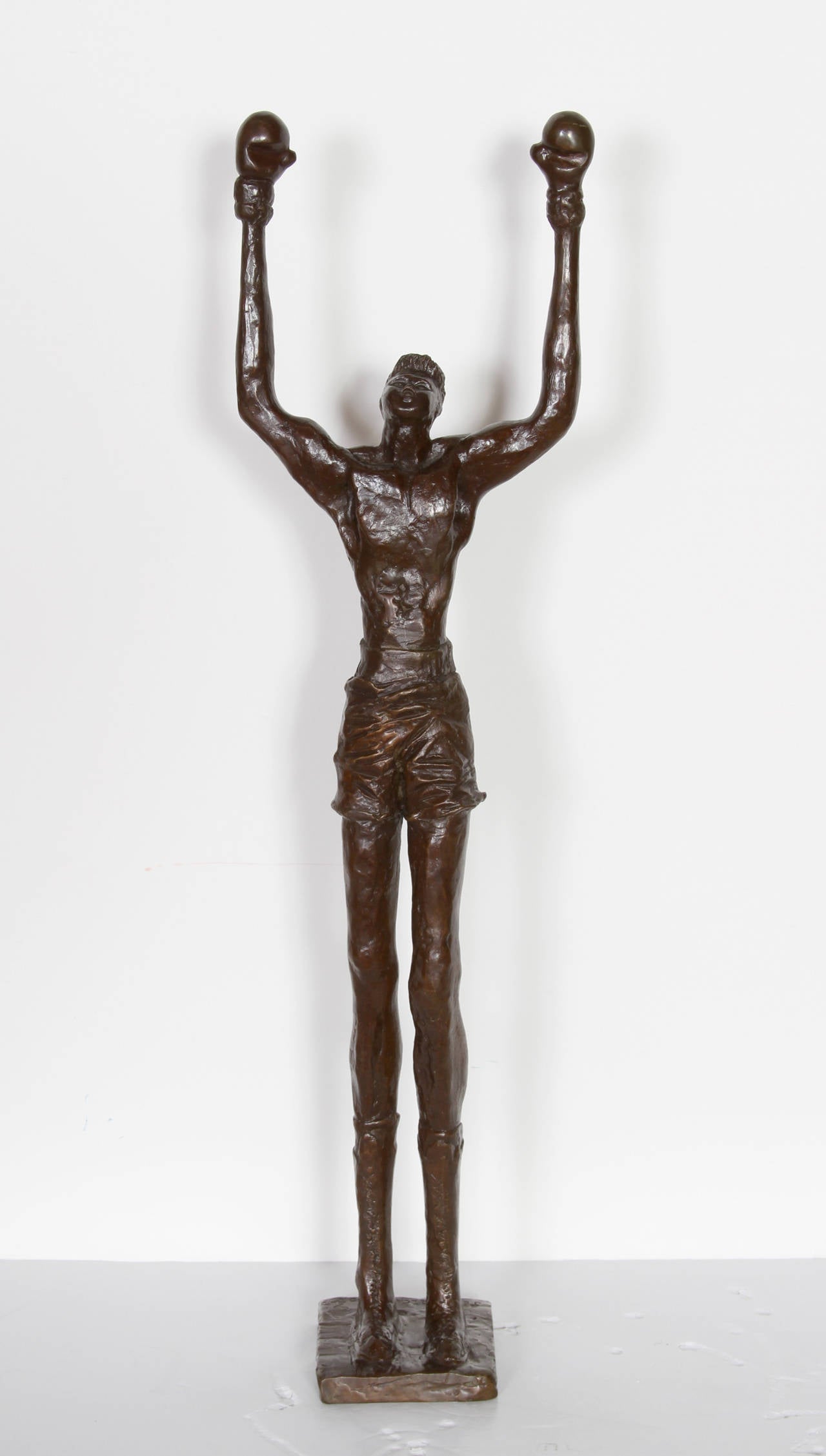 Jesse Richardson Figurative Sculpture - Muhammad Ali, The Champ