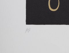 The Letter 'O' from the Alphabet Suite, Signed Art Deco Screenprint by Erte