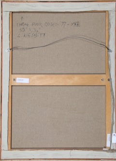 Lowell Nesbitt, "Three Pink Roses, " Oil on Canvas, 1977